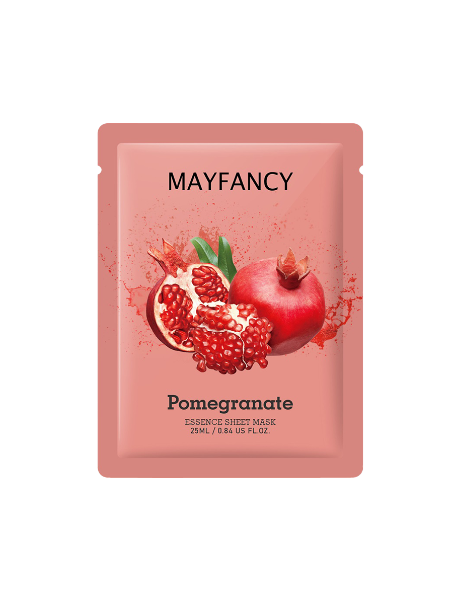 MAYFANCY Hydrating Malum Punicum Fructus Pulchritudo Facial Sheet Mask