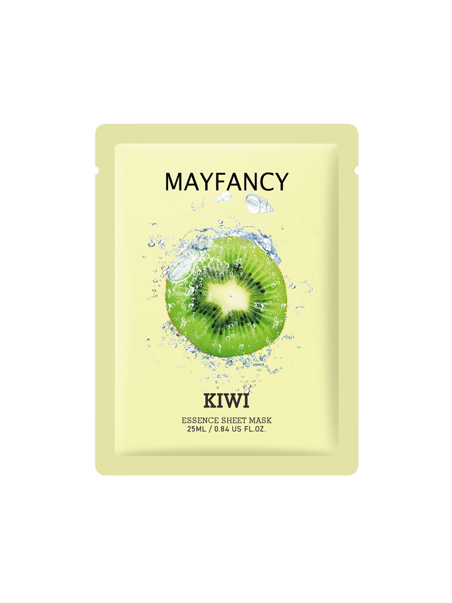 Mayfancy Natural Kiwi Fructus Serum Sheet Face Mask Facial